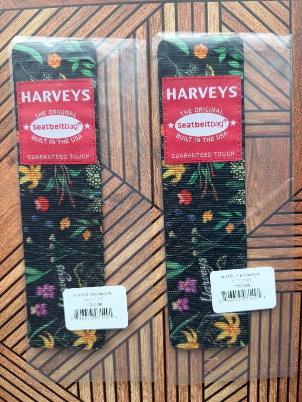 New Harveys Seatbelt Bookmark in Wildflower print - 2 available